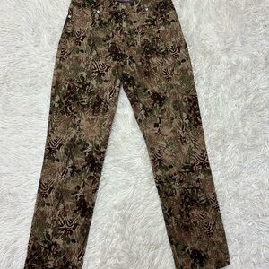 Gloria Vanderbilt Ladies Camouflage Jeans in Brown and Green Size 10S
